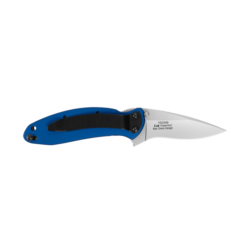 Kershaw, SCALLION - NAVY BLUE, 2.4", Assisted Folding Knife, Clip Point