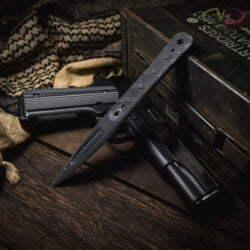 VZ Grips, Executive Dagger, Black Color, 3.25" Fixed Blade, G10 Material