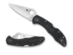 Spyderco, DELICA 4 FRN BLACK, Lightweight, Folding Knife, 2.875" Blade