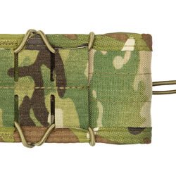High Speed Gear, Double Decker TACO, Dual Magazine Pouch, Molle, Fits (1) Rifle Magazine and (1) Pistol Magazine, Hybrid Kydex and Nylon, Multicam