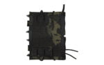 High Speed Gear, Double Rifle TACO, Dual Magazine Pouch, Molle, Fits Most Rifle Magazines, Hybrid Kydex and Nylon, MultiCam Black