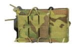 High Speed Gear, X2RP TACO, Dual Rifle Magazine Pouch, Molle, Fits Most Rifle Magazines, Single Pistol Magazine Pouch, Fits Most Pistols Magazines, Hybrid Kydex and Nylon, Multicam