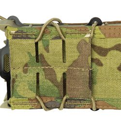 High Speed Gear, X2RP TACO, Dual Rifle Magazine Pouch, Molle, Fits Most Rifle Magazines, Single Pistol Magazine Pouch, Fits Most Pistols Magazines, Hybrid Kydex and Nylon, Multicam