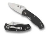 Spyderco, Persistence G-10 BLACK, Folding Knife, Clip Point, Plain Edge