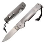 Cold Steel, Pocket Bushman, 4.5" Folding Knife, Drop Point, Plain Edge