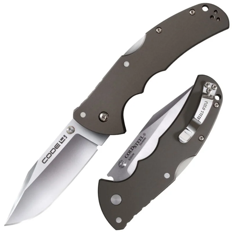 Cold Steel, Code 4, Folding Knife, Clip Point, S35VN Steel