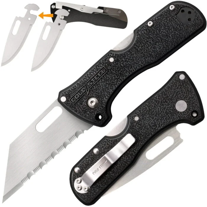 Cold Steel, Click N Cut Folder, Folding Knife, 4116 Satinless Steel
