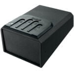 GunVault, MiniVault Instant Access Safe, Matte Black, Backlit NoEyes Keypad, Battery Not Included