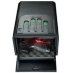 GunVault, MiniVault Instant Access Safe, Matte Black, Backlit NoEyes Keypad, Battery Not Included