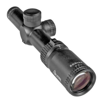 Alpen Optics, Kodiak, Rifle Scope, AR-BDC Reticle, 1-4X Magnification, 24mm Objective Lens, SFP, Black