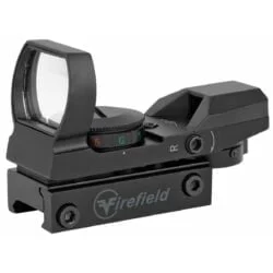 Firefield, Multi Red & Green Reflex Sight, Black, Red/Green- 4 Reticle Options