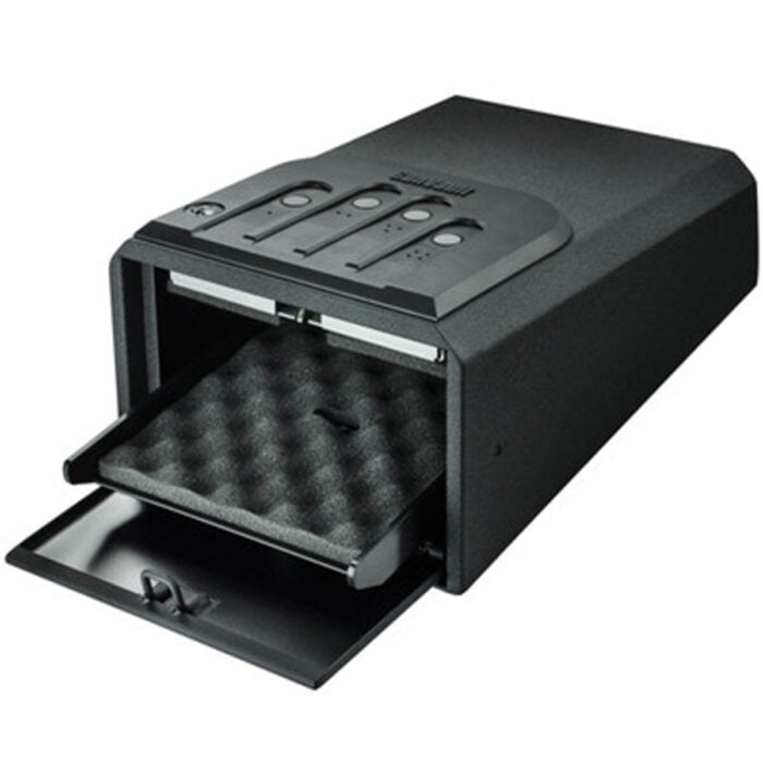 GunVault, MiniVault Instant Access Safe, Matte Black, Backlit NoEyes Keypad, Battery Not Included