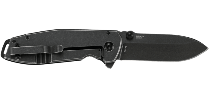 Columbia River Knife & Tool, GULF, 4.08" Folding Knife, Plain Edge, 8Cr13MoV Blade, Stonewash Finish, G10 Handle