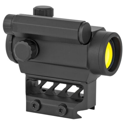 Black Spider LLC, Red Dot Sight, Fits Picatinny, Black Finish, 3 MOA Center Dot, with Lens Covers, Lower 1/3 Mount, Auto-dimming Feature