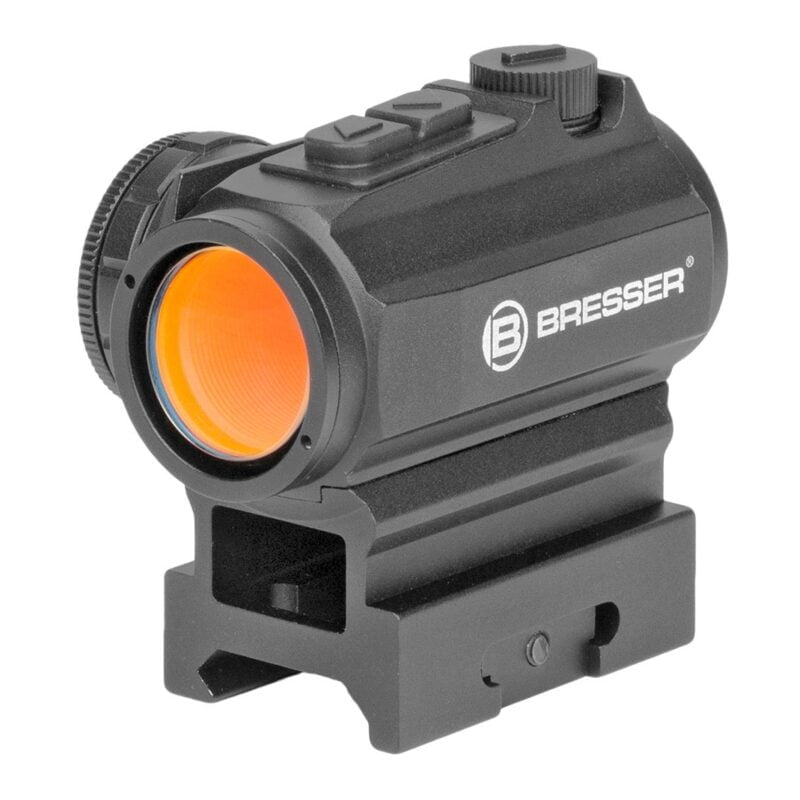 Bresser, Omni, 4 MOA Red Dot, 1X Magnification, 1 MOA Adjustments, Black