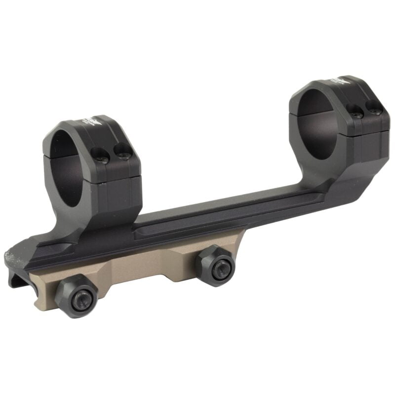 Christensen Arms, 1 Piece Cantilever Mount, Black, Anodized, Fits 1" Tubes, 0 MOA