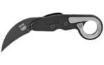 Columbia River Knife & Tool, Provoke, 2.41" Folding Knife w/Kinematic Lock, D2 Steel, Black Titanium Nitride Finish, Plain Edge, 6061 Aluminum Handle