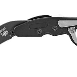 Columbia River Knife & Tool, Provoke, 2.41" Folding Knife w/Kinematic Lock, D2 Steel, Black Titanium Nitride Finish, Plain Edge, 6061 Aluminum Handle