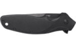 Columbia River Knife & Tool, Shenanigan w/ Veff Serrations, 3.35" Drop Point Blade, Stonewashed Finish, 1.4116 Stainless Steel, Assisted, IKBS, Black Glass-Reinforced Nylon Handle, Black Blade