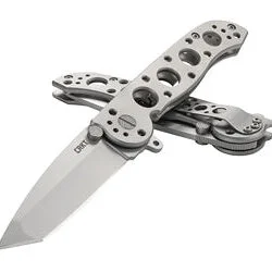 Columbia River Knife & Tool, M16-02SS SILVER TANTO Folding Knife