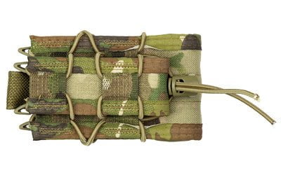 High Speed Gear, Double Decker TACO, Dual Magazine Pouch, Molle, Fits (1) Rifle Magazine and (1) Pistol Magazine, Hybrid Kydex and Nylon, Multicam