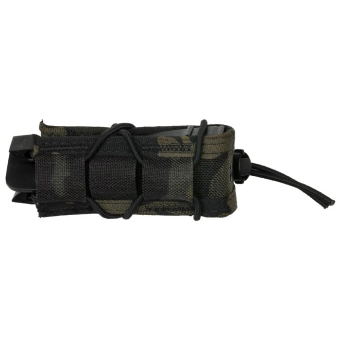 High Speed Gear, TACO, Single Magazine Pouch, Molle, Fits Most Magazines, Hybrid Kydex and Nylon, Multicam Black
