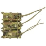 High Speed Gear, TACO, Triple Magazine Pouch, MOLLE, Fits Most Magazines, Hybrid Kydex and Nylon, Multicam