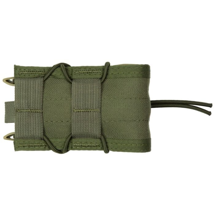 High Speed Gear, Rifle TACO, Single Magazine Pouch, MOLLE, Fits Most Rifle Magazines, Hybrid Kydex and Nylon, Olive Drab Green