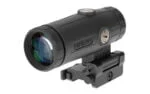 Holosun Technologies, Magnifer, 3X Power, 28 Objective, QD Mount, 1/3 Riser, Switch To Side, Lens Cloth And Mounting Tool, Black, Aluminum Housing