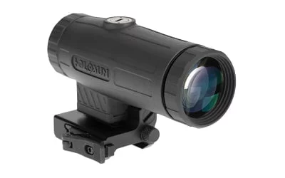 Holosun Technologies, Magnifer, 3X Power, 28 Objective, QD Mount, 1/3 Riser, Switch To Side, Lens Cloth And Mounting Tool, Black, Aluminum Housing