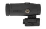 Holosun Technologies, Magnifer, 3X Power, 28 Objective, QD Mount, 1/3 Riser, Switch To Side, Lens Cloth And Mounting Tool, Black, Aluminum Housing