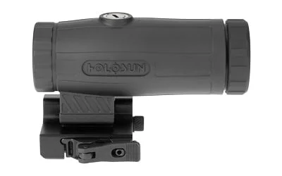 Holosun Technologies, Magnifer, 3X Power, 28 Objective, QD Mount, 1/3 Riser, Switch To Side, Lens Cloth And Mounting Tool, Black, Aluminum Housing