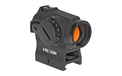 Holosun Technologies, Micro Dual Reticle, Red Dot, 1X Power, 20mm Objective, 2MOA Dot with 65MOA Circle Multi Reticle System, Internal Battery, Hi and Low Mount In Box, Mounting Tool And Lens Cloth, Fits 1913 Picatinny Rail, Black