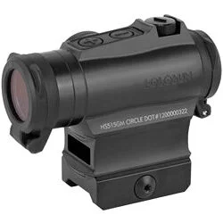 Holosun Technologies, Micro Red Dot, 2MOA Dot with 65MOA Circle or 2 MOA Dot, QR Mount ARD Flip Caps, Side Battery, Black