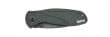 Kershaw, Blur, 3.375" Assisted Folding Knife, Drop Point, Combo Edge, 14C28N/Stone Washed, Black Anodized Aluminum 6061-T6, Thumb Stud/Pocket Clip