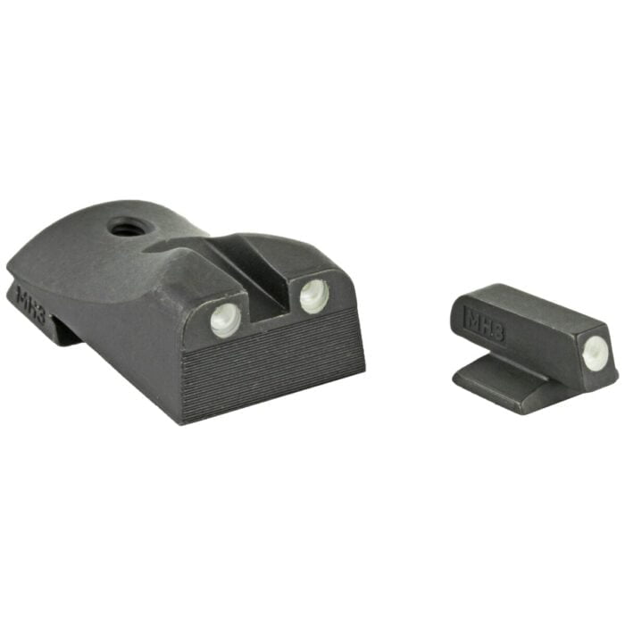 Meprolight, Tru-Dot Sight, Slant, Fits Kimber Custom, Fixed