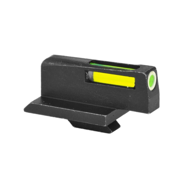 Hi-Viz, LiteWave H3 Tritium Night Sight, Fits Ruger GP100, Green Front w/White Front Ring, Front Only