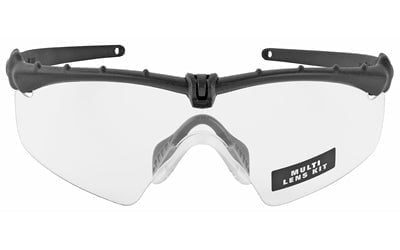 Oakley Standard Issue, Ballistic M-Frame 3.0, Glasses, Black Frame with Clear, Grey, and Persimmon Lenses