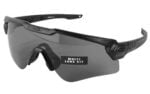 Oakley Standard Issue, Ballistic M-Frame Alpha, Glasses, Black Frame with Grey/Clear Lenses