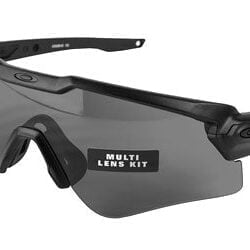 Oakley Standard Issue, Ballistic M-Frame Alpha, Glasses, Black Frame with Grey/Clear Lenses