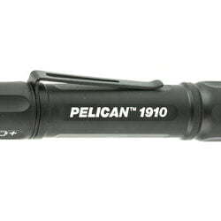 Pelican, 1910, Flashlight, LED 106 Lumens, Clip, Black