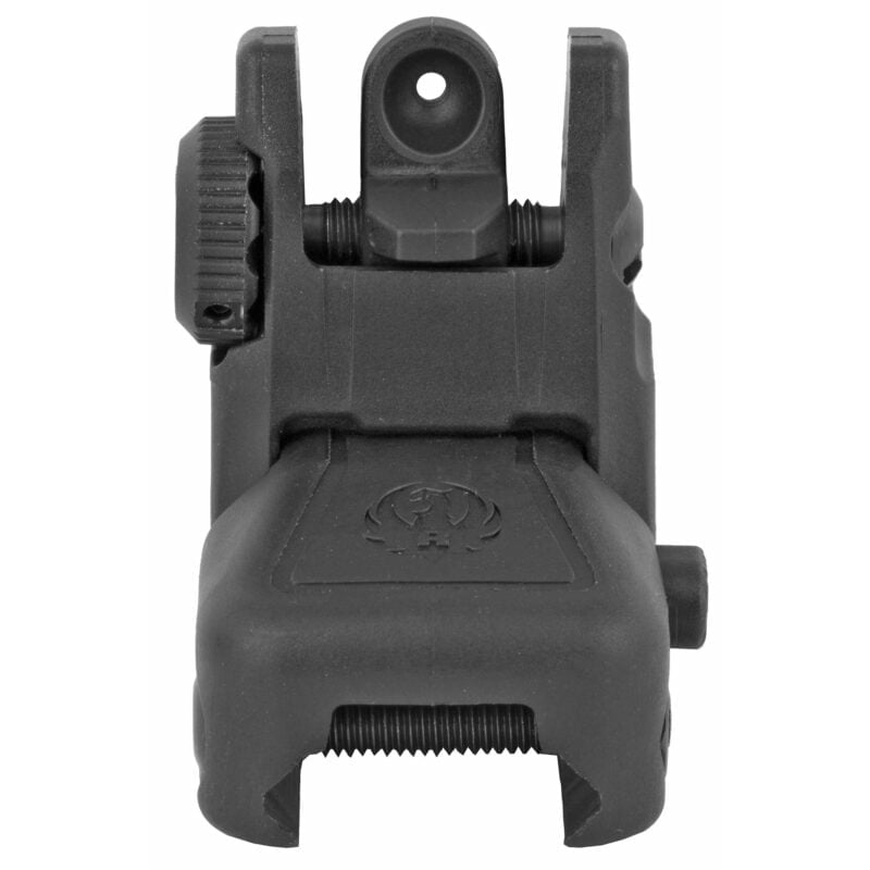 Ruger, Back up Sight, Fits Picatinny, Black Finish, Rapid Deploy Rear Sight