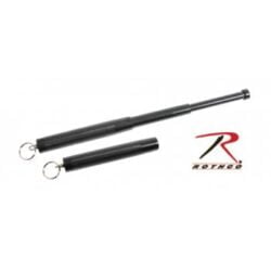 Rothco Expandable Baton With Keyring / Black - 12"