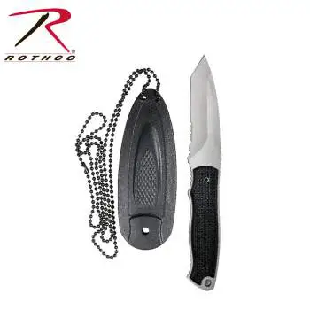 Rothco Neck Knife With Sheath