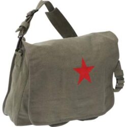 Rothco Vintage Canvas Shoulder Bag With Red Star