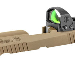 Sig Sauer, XSeries Slide Assembly, with Romeo 1 Pro 6 MOA Pistol Red Dot and Xray3 Suppressor Height Night Sights, Coyote Brown, Fits X-Compact and Sub-Compact Size Grip Modules