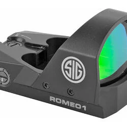Sig Sauer, Romeo1, Reflex Sight, 3 MOA Dot, Black Finish, 1 MOA Adjustments