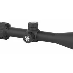 Sig Sauer, Whiskey3 Rifle Scope, 3-9X40mm, Quadplex Reticle, Black