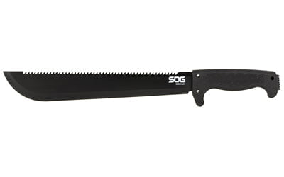 SOG Knives & Tools, SOGfari Machete, 13" Straight/Saw Back Edge