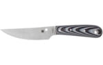 Spyderco, Bow River, 4.36" Fixed Blade Knife, Black/White G10